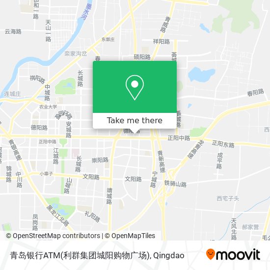 青岛银行ATM(利群集团城阳购物广场) map
