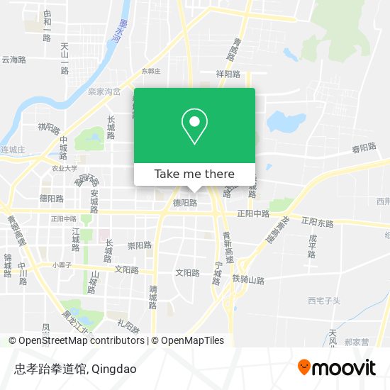 忠孝跆拳道馆 map