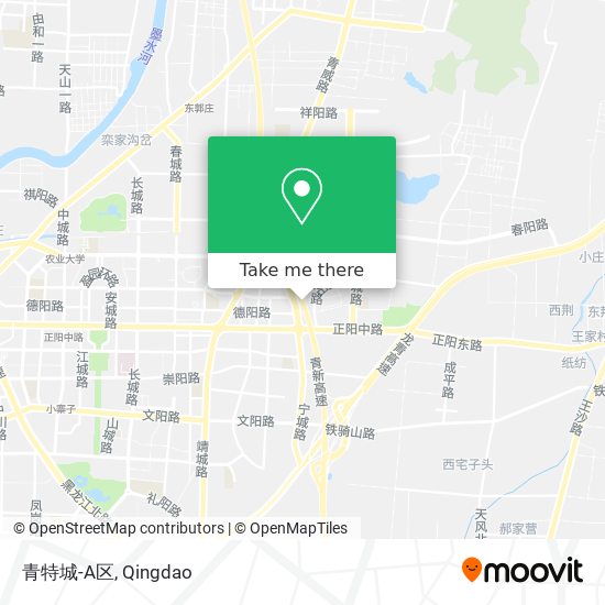 青特城-A区 map