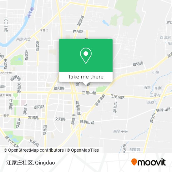 江家庄社区 map