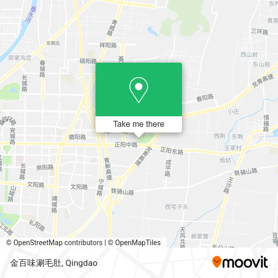 金百味涮毛肚 map
