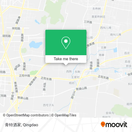 青特酒家 map