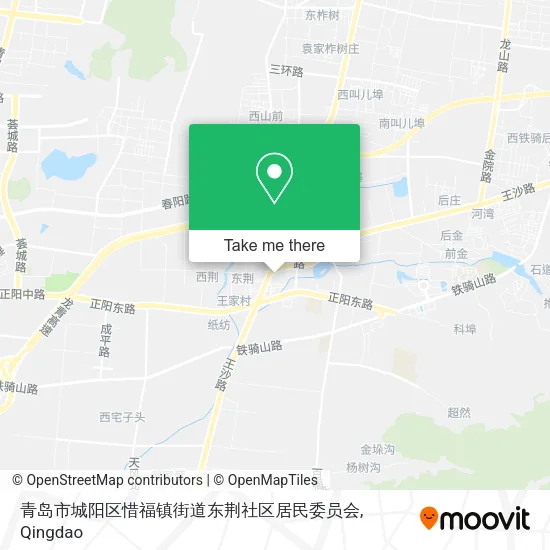 青岛市城阳区惜福镇街道东荆社区居民委员会 map