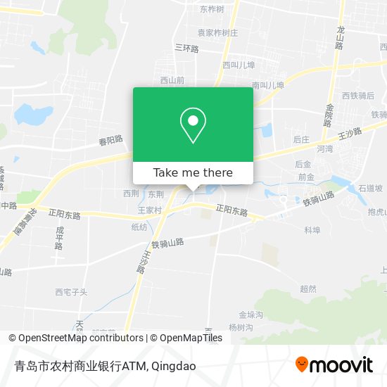 青岛市农村商业银行ATM map