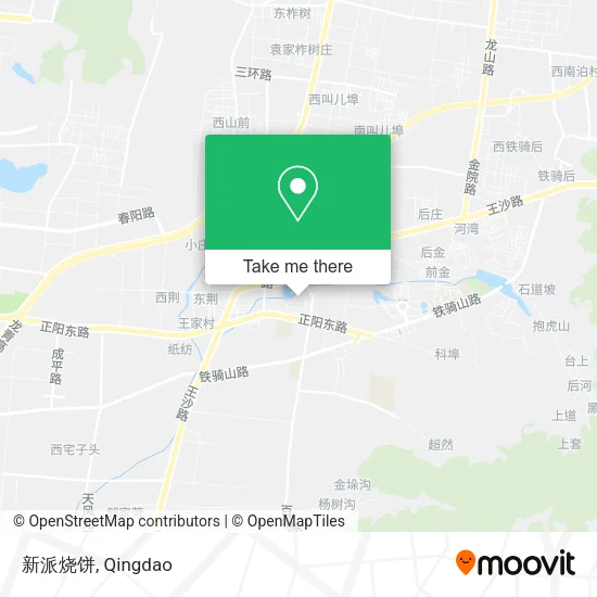 新派烧饼 map