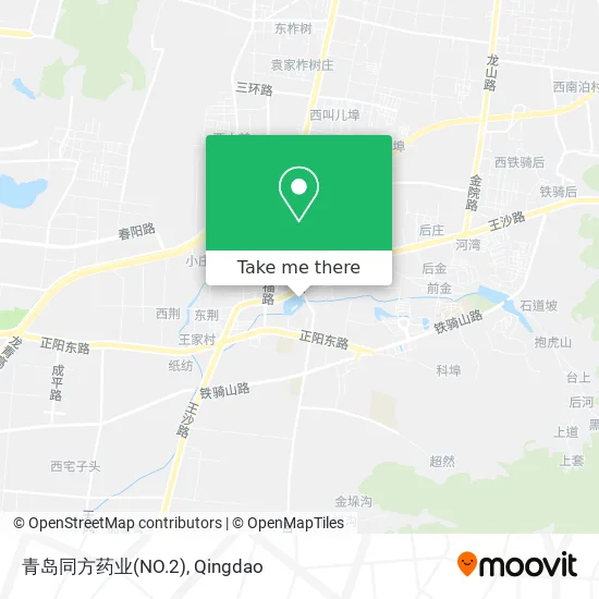 青岛同方药业(NO.2) map