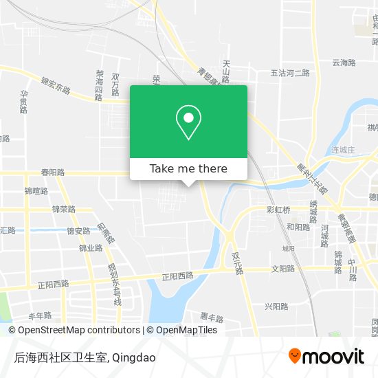 后海西社区卫生室 map
