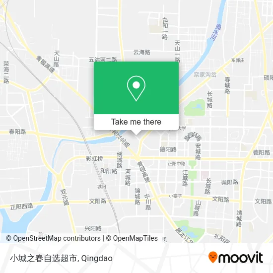 小城之春自选超市 map