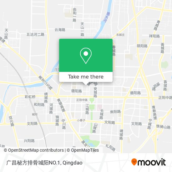 广昌秘方排骨城阳NO.1 map
