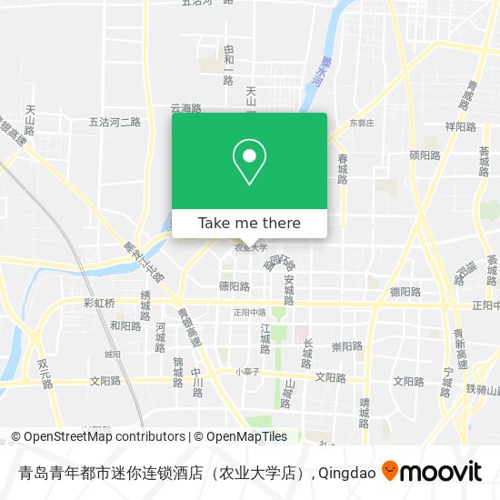 青岛青年都市迷你连锁酒店（农业大学店） map