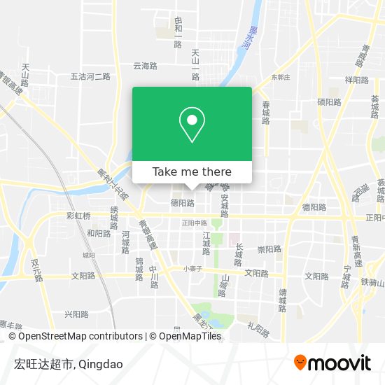 宏旺达超市 map