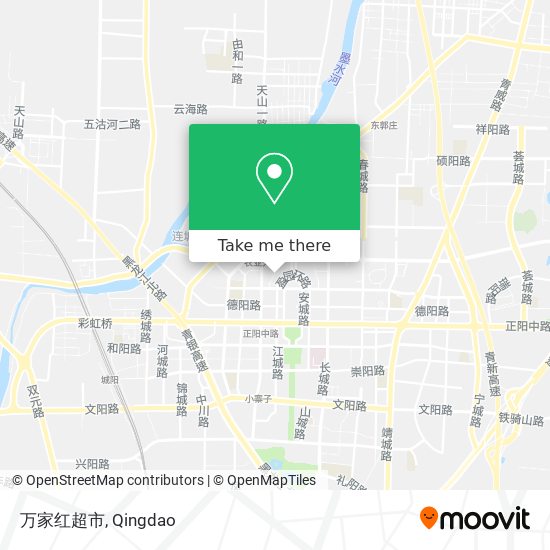 万家红超市 map