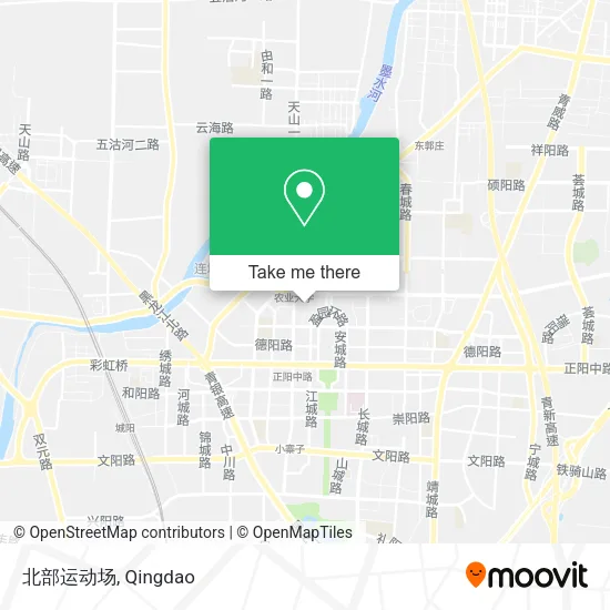 北部运动场 map