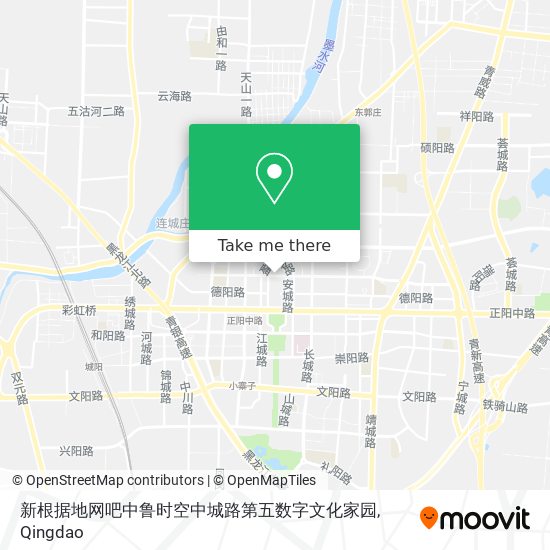新根据地网吧中鲁时空中城路第五数字文化家园 map
