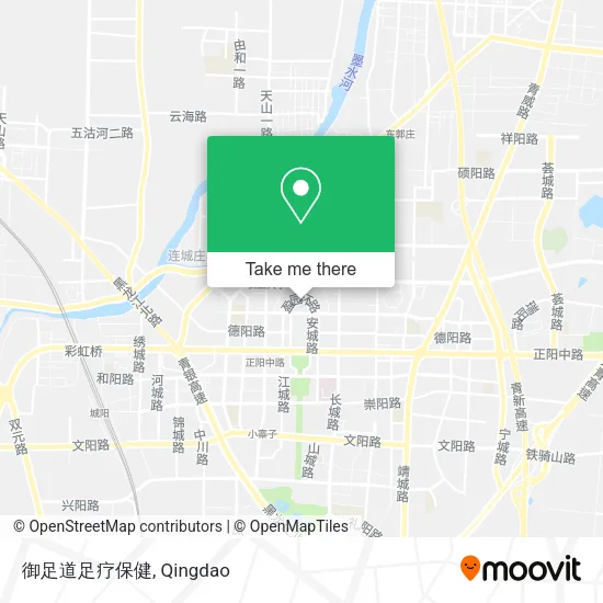 御足道足疗保健 map
