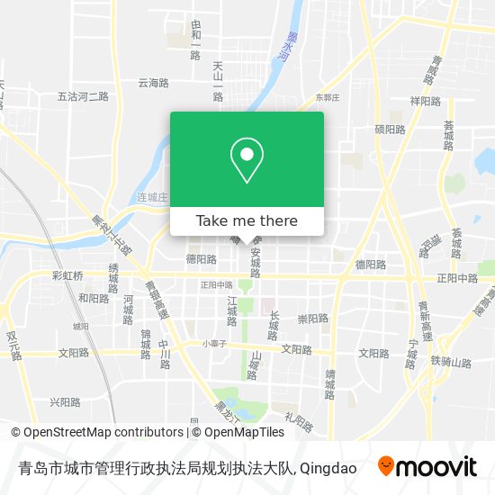 青岛市城市管理行政执法局规划执法大队 map