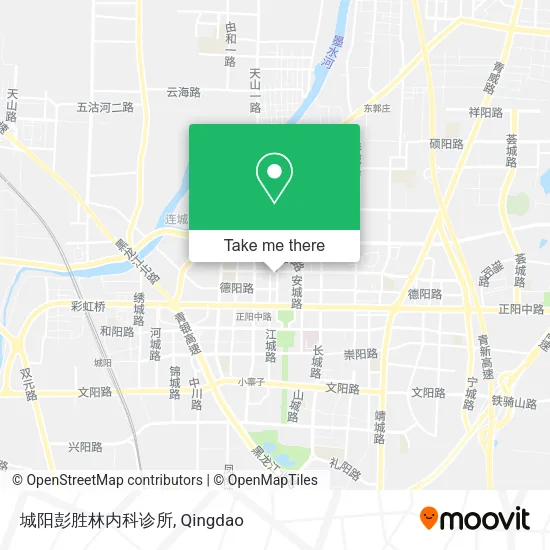城阳彭胜林内科诊所 map