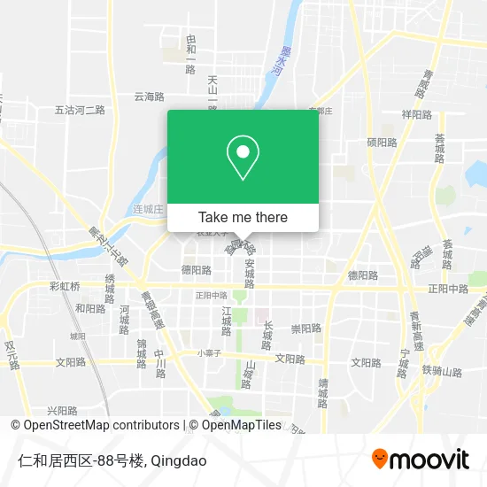 仁和居西区-88号楼 map