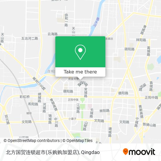 北方国贸连锁超市(乐购购加盟店) map