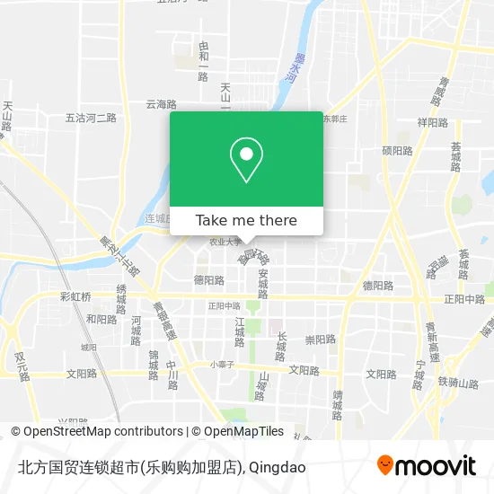 北方国贸连锁超市(乐购购加盟店) map