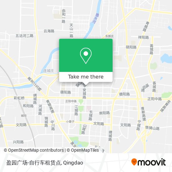 盈园广场-自行车租赁点 map