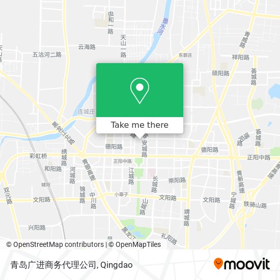 青岛广进商务代理公司 map