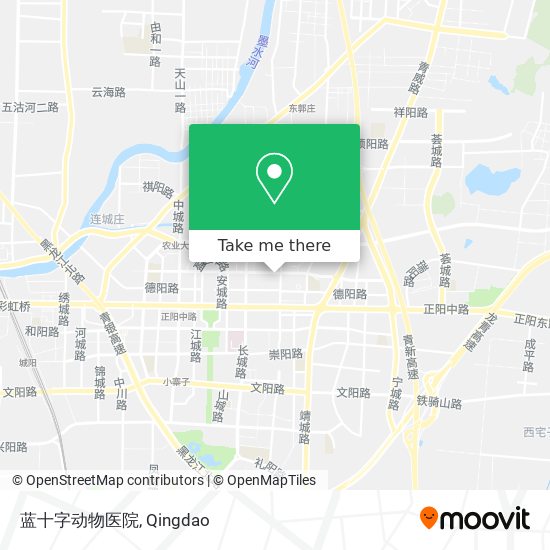 蓝十字动物医院 map