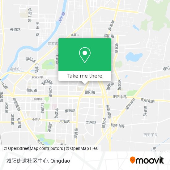 城阳街道社区中心 map