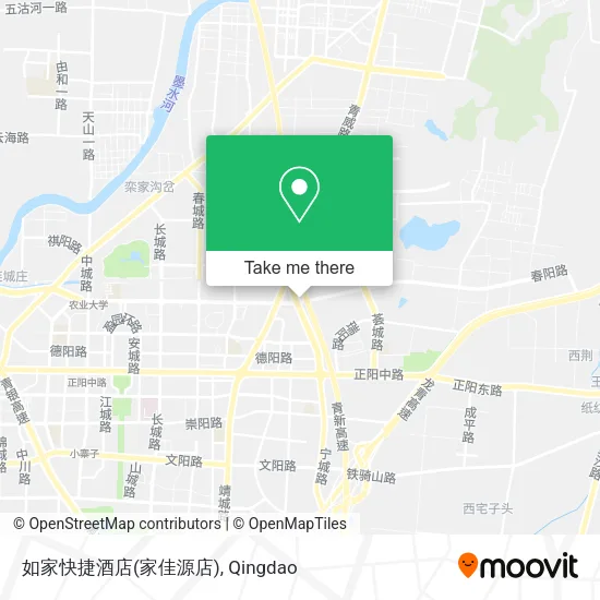 如家快捷酒店(家佳源店) map