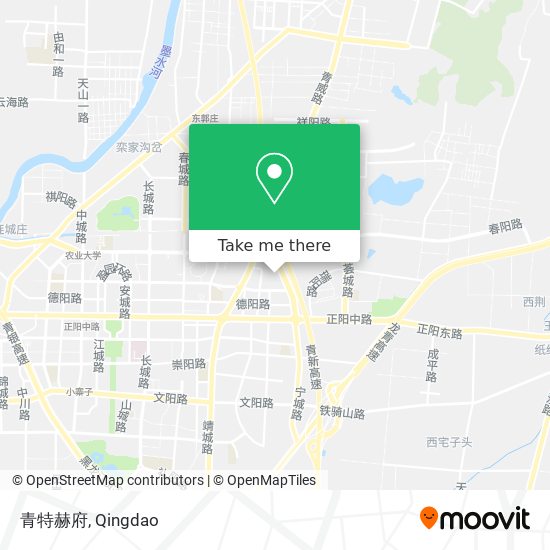 青特赫府 map