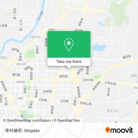 青特赫府 map