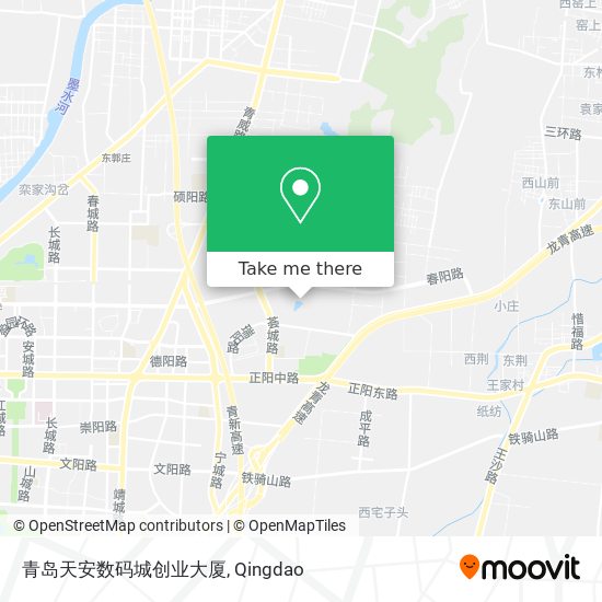 青岛天安数码城创业大厦 map