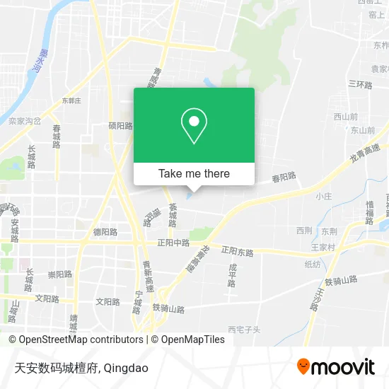 天安数码城檀府 map
