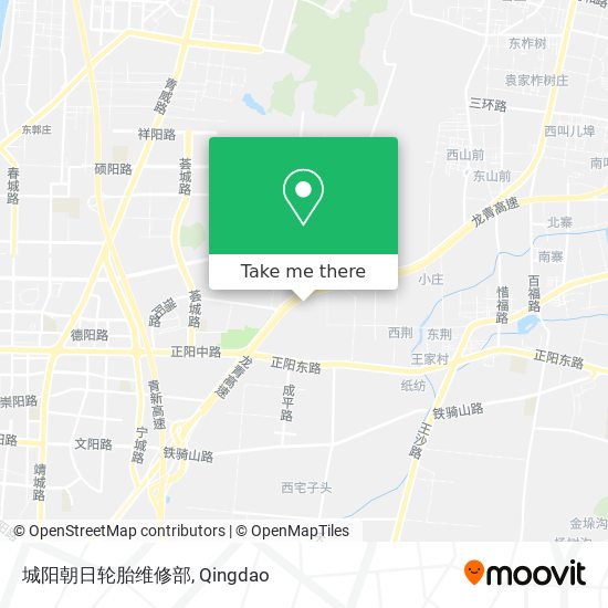城阳朝日轮胎维修部 map