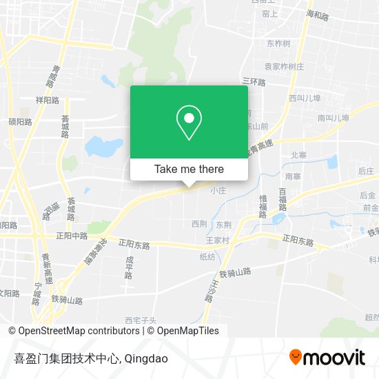喜盈门集团技术中心 map