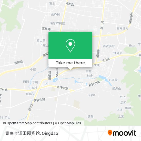 青岛金泽田园宾馆 map
