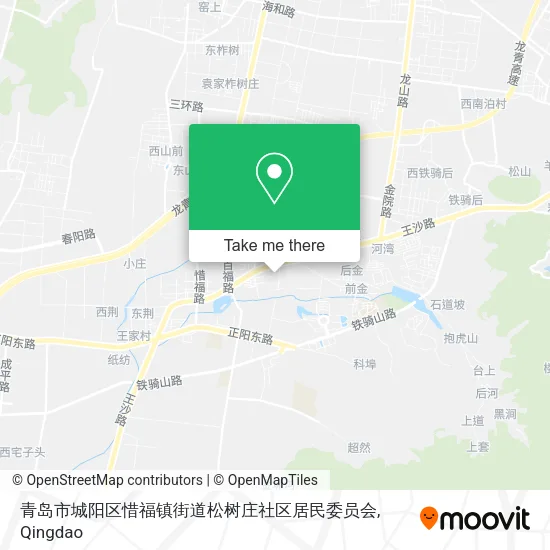 青岛市城阳区惜福镇街道松树庄社区居民委员会 map