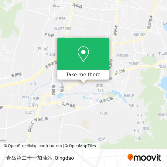 青岛第二十一加油站 map