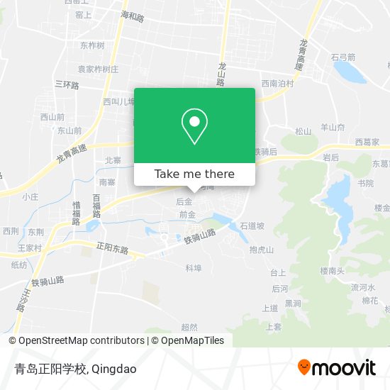 青岛正阳学校 map