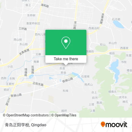 青岛正阳学校 map