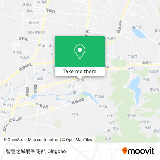 智慧之城醍香花都 map