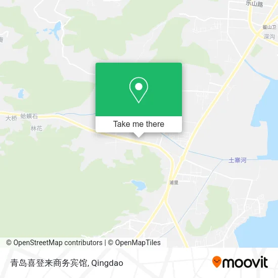 青岛喜登来商务宾馆 map