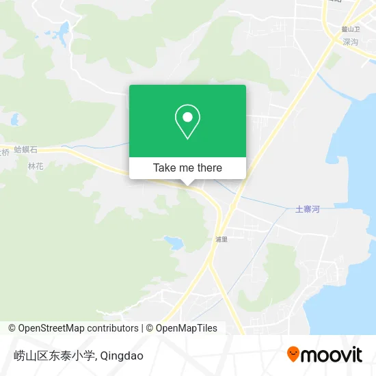 崂山区东泰小学 map