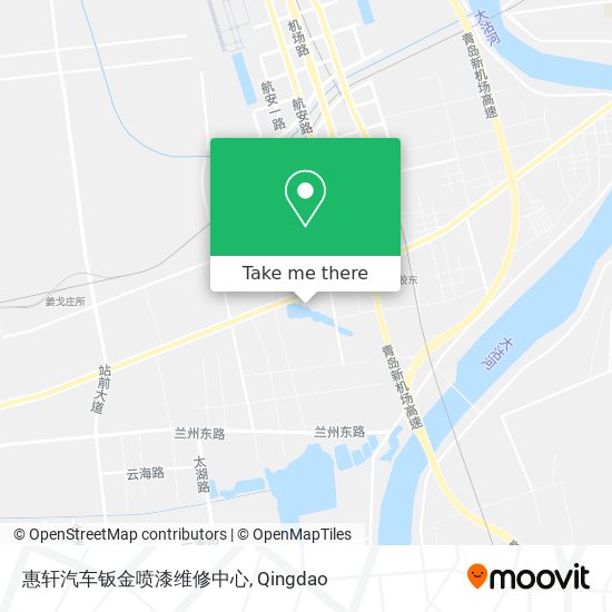 惠轩汽车钣金喷漆维修中心 map