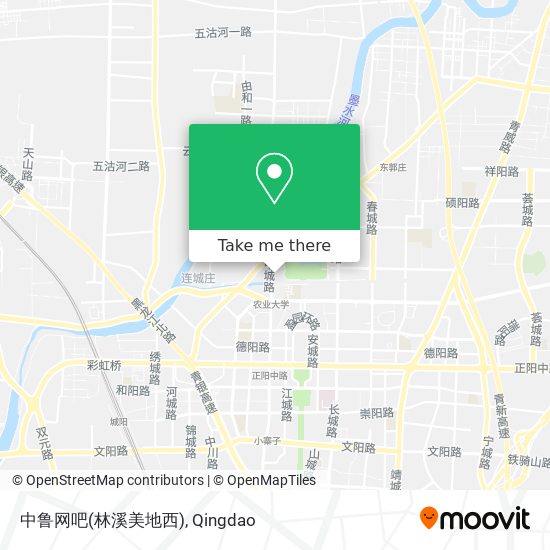 中鲁网吧(林溪美地西) map