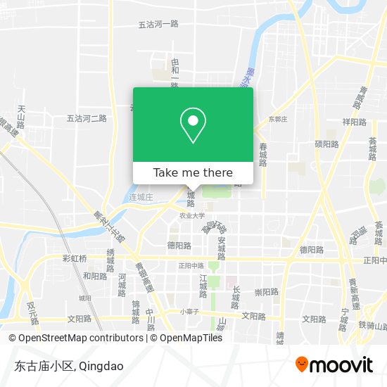东古庙小区 map