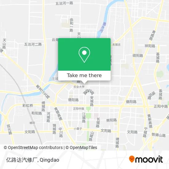 亿路达汽修厂 map