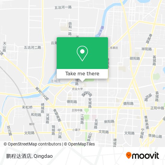 鹏程达酒店 map