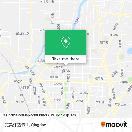 完美汗蒸养生 map