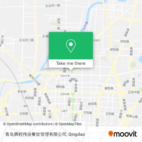 青岛腾程伟业餐饮管理有限公司 map